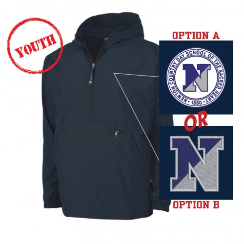 Charles River Youth Pack-N-Go® Pullover (Navy)